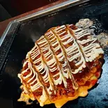 名物ママのお好み焼き（鉄板いざっくShiro）