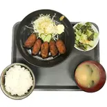 カキフライ定食(居酒屋福盛)