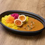 味付とろとろ煮卵スパイスカレー Seasoned Egg Spice Curry（コク旨7種のスパイスカレー CURRYWAY 糀谷）