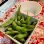 そば湯で茹でた枝豆（もり屋 博多駅前2丁目店）