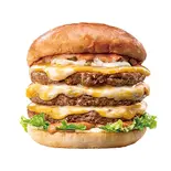 【単品】トリプル絶品チーズバーガー Triple ZEPPIN(Supreme) Cheeseburger（ゼッテリア ZETTERIA 福岡新天町店）