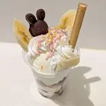 チョコレートパフェ（Cafe＆ラテプリ Rabbits）