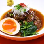 自家製コラーゲンポークの角煮(本まぐろ中とろ切り落としと次の肉料理 マキバスタイル 芝浦店)