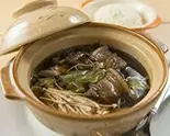 マレーシア肉骨茶(バクテー)ライス付き bak kut teh with rice（マレーシア屋台料理 ちりばり 五反田本店）