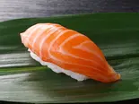 ノルウェーサーモン(柿家すし 神田店)
