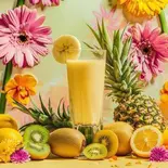 バナナスムージー banna smoothie（金星 ヴィーナス ビューティアサイーフルーツボウル Venus beauty Acai fruit-bowl 北千住店）