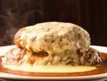 Wチーズメガバーグカリー【300g】（いずみカリー 西九条店）