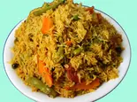 野菜ビリヤニ/Vegitable Biryani（インド・ネパールレストラン クシ）