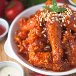 ヤンニョムチキン(ライトサイズ)（momodakni chicken＆beer）