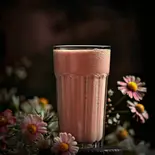 タンパク質上等！バナナイチゴミルク  Banana strawberry milk（ChuuChuuフルーツ盛り盛りアサイーボウル Fruit-packed Acai Bowl 三鷹店）