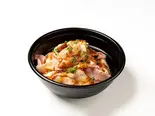 【さっぱり！おろし醤油ソース】炙りローストポーク丼 並盛（炙りローストポーク丼 肉のドレス）
