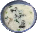 ピータン肉お粥（中華料理 揚州飯店）