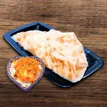 【新発売】「キムチ入り葱油餅」(ツォンヨゥピン)（3米3下北沢店-お粥と点心専門店）