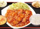 エビチリソース炒め（美味しい屋 甘味処 The sweet）
