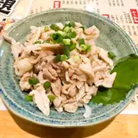 とり皮ポン酢（大衆居酒屋みーちゃん）