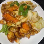 鶏肉とキャベツの味噌炒め(中華 芳園)
