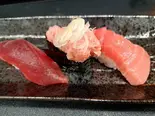 まぐろ3点盛り合わせ（廻らない寿司 北陸がっぱ）