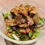 辛辛牛スジ煮込み（韓国料理 陣）