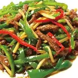 牛肉とピーマンの炒め（中華料理美膳房）