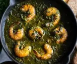 プローンスピナッチカレー Prawn Spinach Curry（インド料理 ナマステ(堺店)）