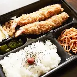 大海老フライ弁当(2本) Large Fried Shrimps Bento Box (2 Pieces)（チャーチル）