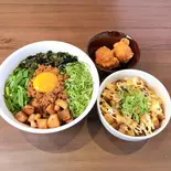 【人気No3】台湾まぜそば・豚マヨ丼・からあげ2個セット（らーめんKING 甲子園店）