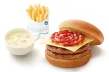 【+60円ドリンクセット】ダブルチーズバーガー(モスバーガー 薬院店)
