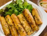 チャージョ6本(豚挽きと春雨の揚げ春巻き)Chả giò 6 cuốn（ベトナム料理 MITSUKOレストラン）