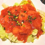エビチリ 干烧虾仁（中華ビストロ享京味シャンジィンウェ）