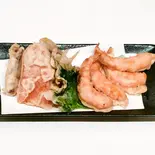 エビ天ぷら盛合せ(5本)（笑食）