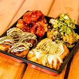 【おすすめ】選べるたこ焼き、からあげ4種盛り（自家製唐揚げと自慢のたこ焼き 弁当 蛸ぎゃんぐ）