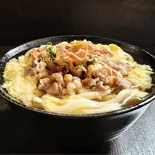 絶品！！  「卵とじ肉うどん」（「肉うどん」と「肉吸い」のお店 黒牛亭 KuroUshiTei）