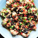 豆豉河鰻 (ウナギと豆政蒸し)（中国料理 壺家大排档）