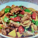 鶏肉ジャガ炒め 小（ゾヒラ ウイグル レストラン）