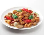 鶏肉のカシューナッツ炒め Stir fried chicken and cashew nuts（上海イーエックス 葛西店）