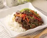 プルコギ丼（韓国家庭料理 でりかおんどる 新大久保店）