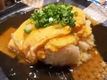 おでん出汁の和風天津飯（焼鳥・おでん KUSIO 寺田町店）