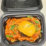 チーズハンバーグナポリタン（グリルけーた）