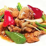 鶏肉とピーマンのオイスターソース炒め(大塚餃子軒)