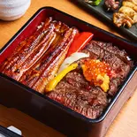 黒毛和牛ヒレステーキうな重（うなぎ御食事処 九寅）