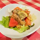 オイルサーディンとトマトのレモンマリネ Marinated oil sardine and tomato（ふれんち食堂UMEYA）