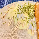 明太マヨもちチーズ（クレープ喫茶レピドプテラ）