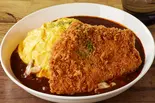 【ジャンボ】チキンカツレツオムハヤシ Chicken Cutlet Omu-Hayashi（濃厚オムハヤシ＆ハンバーグ「KAKUSHIAZI」 西新井店）