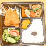 アジフライ弁当（ベーカリーカフェ ブルーエルフ）