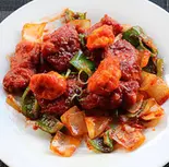 【74】エビチリ/Prawn Chili（インド料理 ニュータージマハルエベレスト 西九条店）