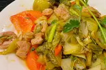 KHAU DUOI XAO DUA CHUA豚の老いた腸の漬物炒め（Xin Chao Viet Nam Ikebukuro）