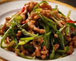 牛肉のピーマン炒め（中華料理 嘉園 お台場店）