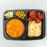 Chicken Bread Bento Box with Dry Chicken チキンパン弁当ドライチキン付 700円(ニルワナム 南インド料理レストラン 神谷町店 Nirvanam South Indian restaurant Kamiyacho branch)