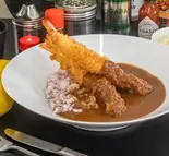 黒米特大海老フライカレー(2本)(ことみ食堂)