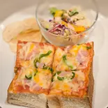 ピザトースト（カフェふうあん）